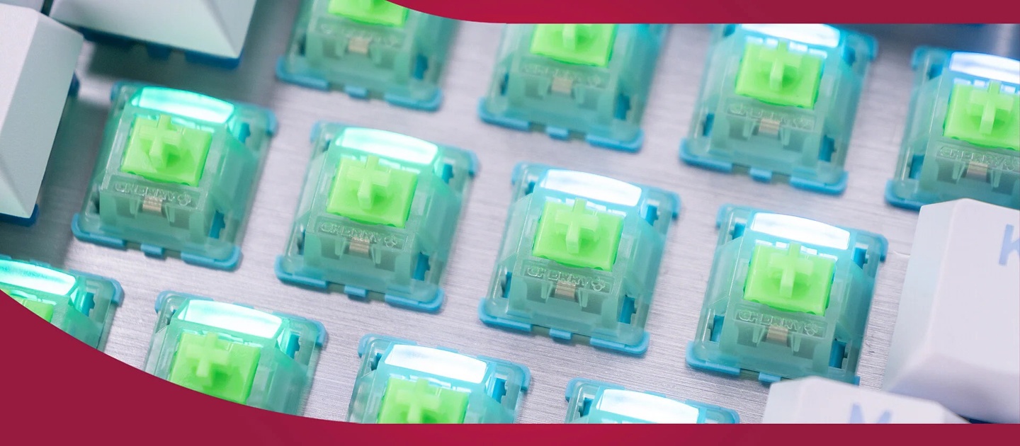 CHERRY 推出 MX EMERALD REEF 机械轴体，静音段落类型