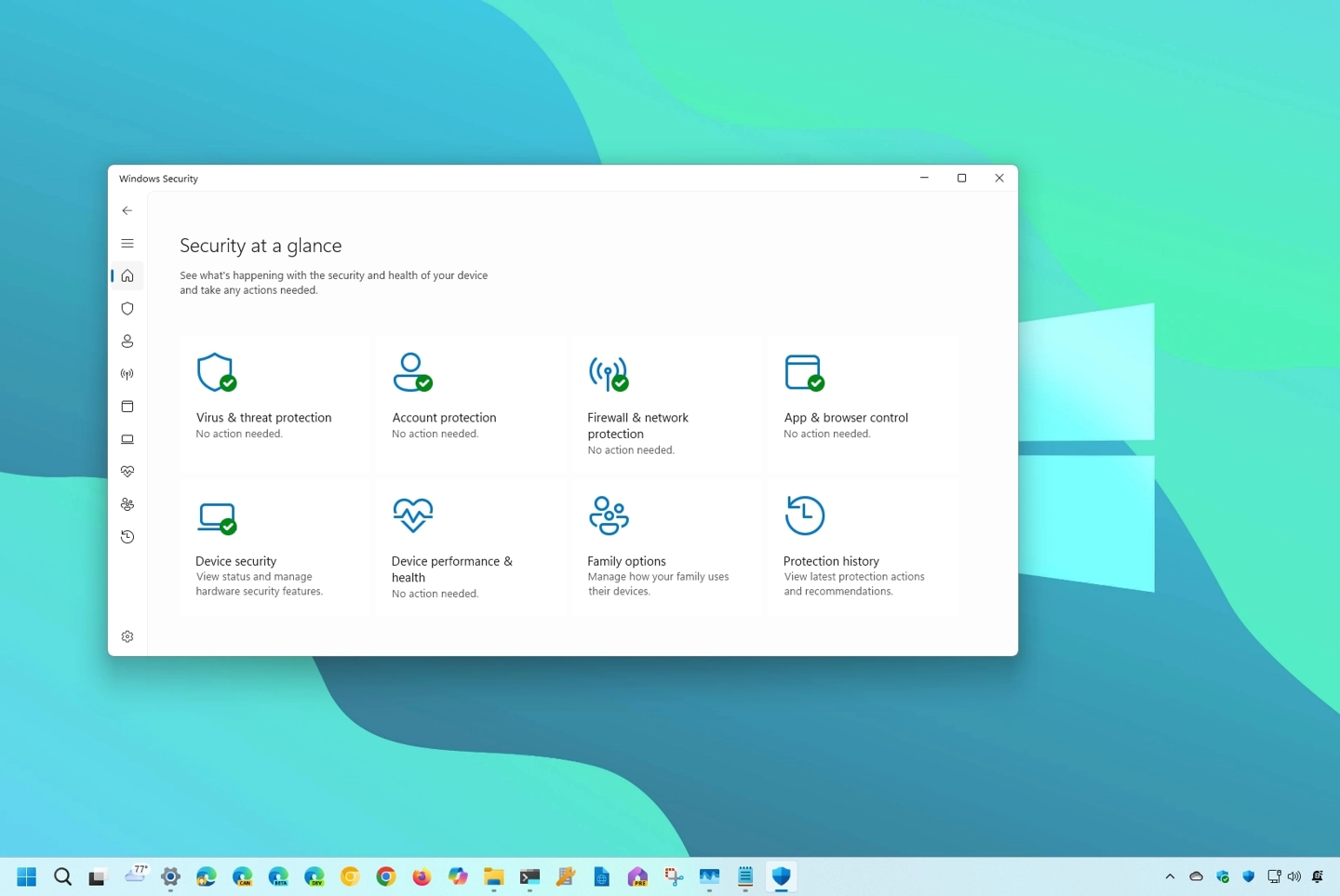 微软 Win11 安全中心换新颜：操作更清爽、状态更清楚、提示更好懂