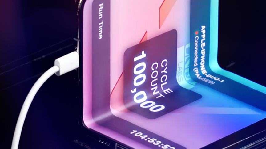 超 10 万次折叠屏幕和铰链仍然完好：CNET 测试苹果首款折叠 iPhone Duo 耐用性
