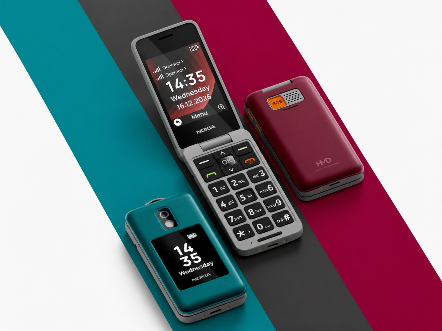 HMD 推出诺基亚 2360 Flip 翻盖功能机：配 SOS 键、1450 mAh 可拆卸电池，仅支持 2G 网络
