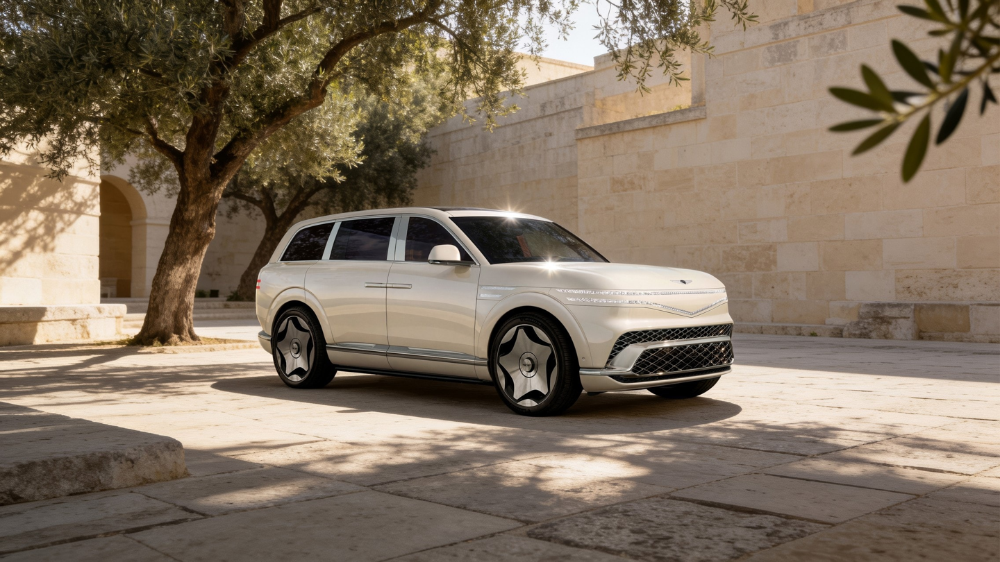捷尼赛思 GV90 旗舰 SUV 搭载升降中控屏：停车时自动增加 70% 可用显示面积