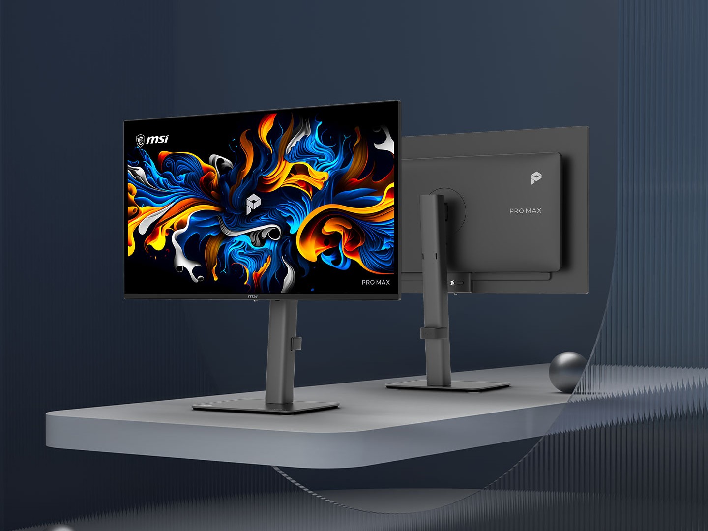 微星推出 PRO MAX 271QPX14G 显示器：26.5" WQHD 144Hz 雾面 QD-OLED
