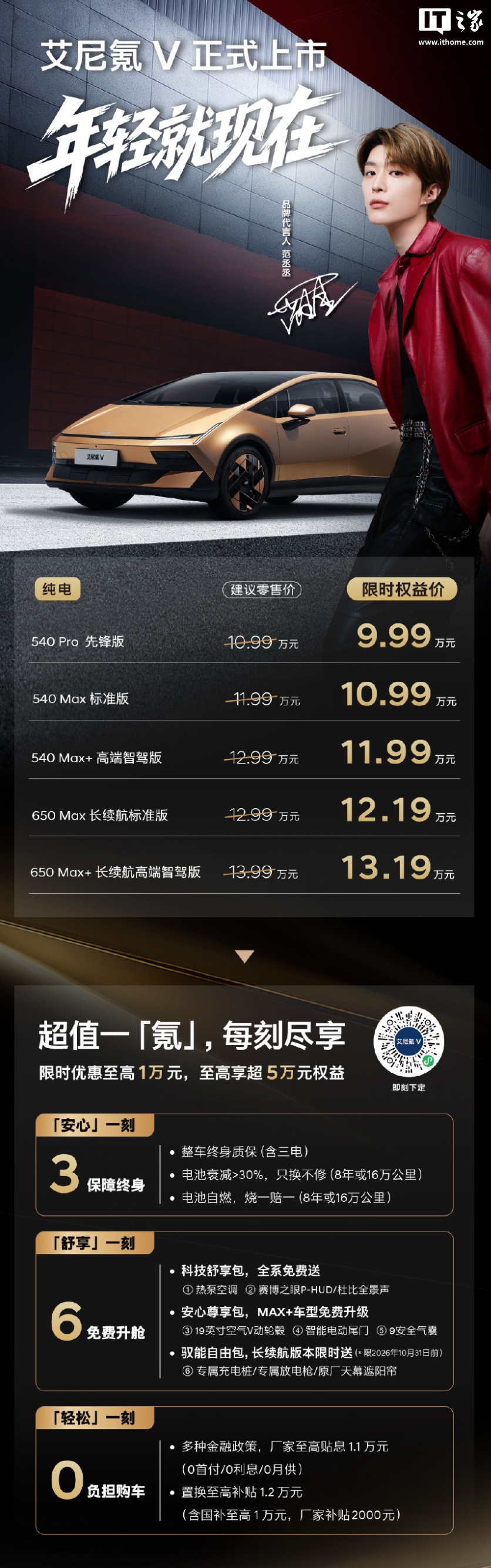北京现代艾尼氪 V 车型上市：轿跑溜背造型，限时权益价 9.99 万元起