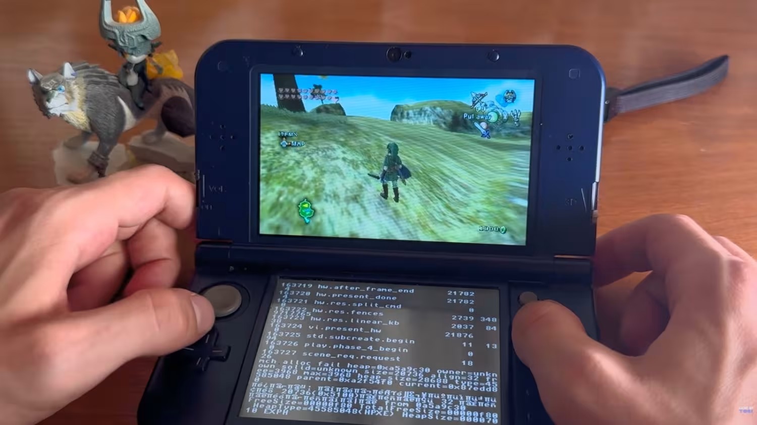 开发者将《塞尔达传说：黄昏公主》游戏移植到任天堂 New 3DS 掌机，支持裸眼 3D