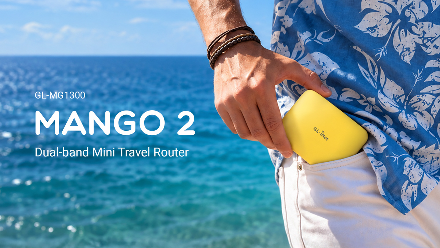 GL.iNet 发布迷你旅行路由器 GL-MG1300，AC1300 规格