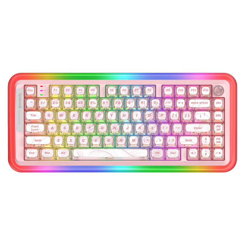红龙 Light 75 Pro 客制化机械键盘发售：8KHz 回报率、支持三模连接，369 元起