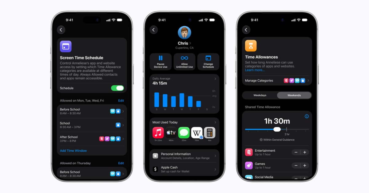 Apple 全新儿童安全功能现已推出